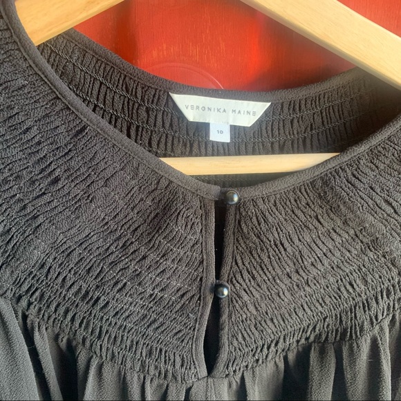 VERONIKA MAINE (10) blouse, black, gorgeous - Picture 6 of 7